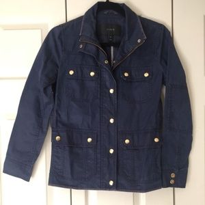 JCREW Navy Downtown Field Jacket
